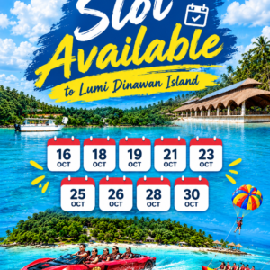 This is the latest available time slot, you may proceed with the booking. The tour will operate once the group reaches a maximum of 10 participants.